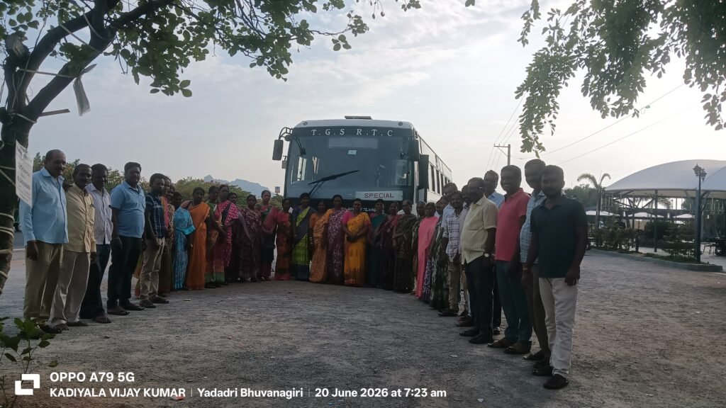 నర్సంపేట నుండి శ్రీశైలం ప్రత్యేక యాత్రా బస్సు సర్వీస్ ప్రారంభం