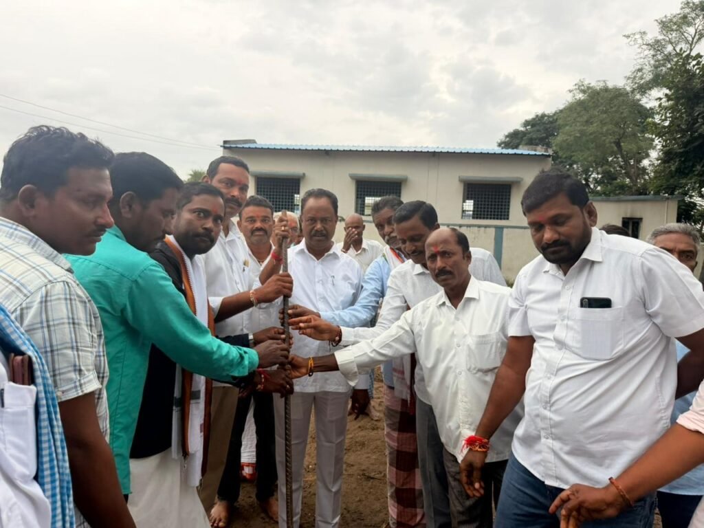 పెద్దమ్మ తల్లి ఆలయానికి భూమిపూజ